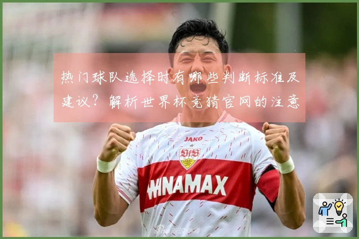 热门球队选择时有哪些判断标准及建议?解析世界杯竞猜官网的注意事项