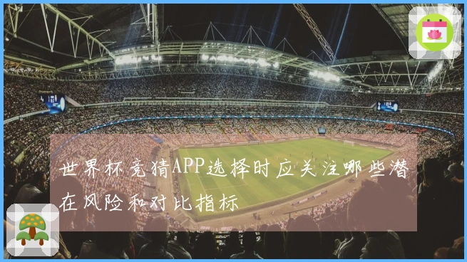 世界杯竞猜APP选择时应关注哪些潜在风险和对比指标